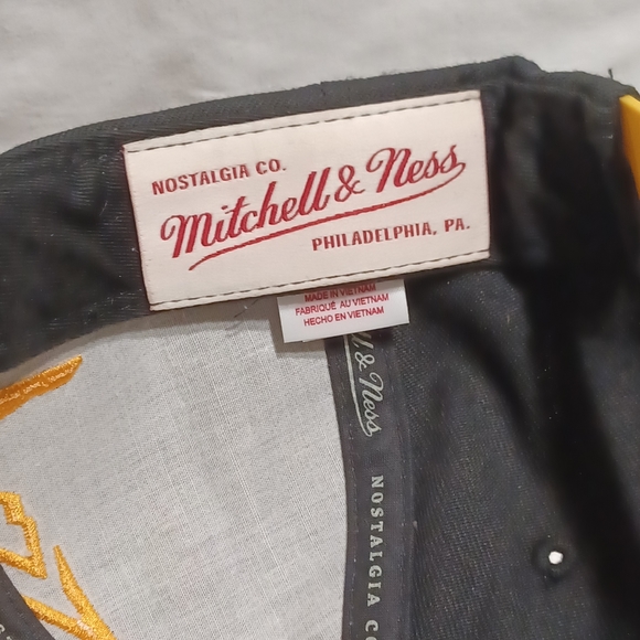 NFL Pittsburgh Steelers flat bill cap snapback fold Mitchell & Ness - Picture 12 of 14